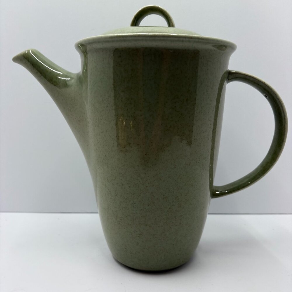 Vintage Mikasa Mesa Verde Coffee Pot Olive Green